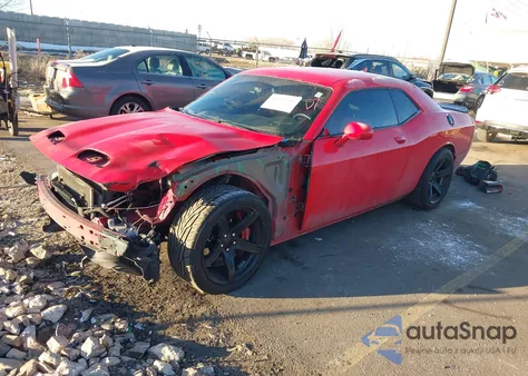 2016 Dodge Challenger Srt Hellcat z USA, uszkodzony, nr VIN 2C3CDZC96GH117365